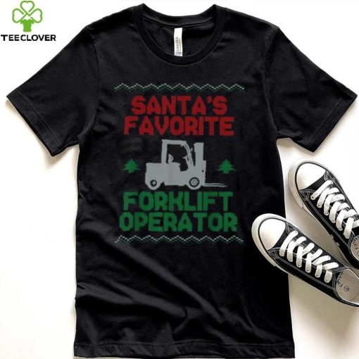 Certified Forklift Truck Operator Christmas Vintage Ugly Unisex Shirt