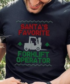 Certified Forklift Truck Operator Christmas Vintage Ugly Unisex Shirt