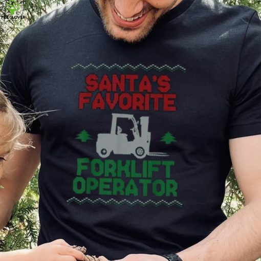 Certified Forklift Truck Operator Christmas Vintage Ugly Unisex Shirt