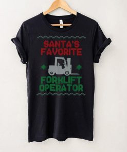 Certified Forklift Truck Operator Christmas Vintage Ugly Unisex Shirt