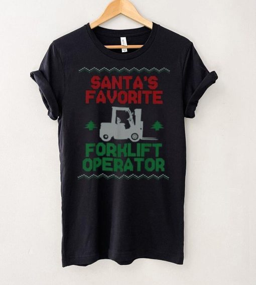 Certified Forklift Truck Operator Christmas Vintage Ugly Unisex Shirt