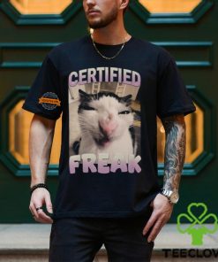 Certified Freak Cat Meme T Shirt