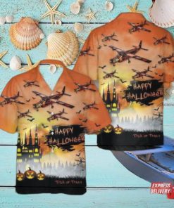 Cessna 208 Halloween Hawaiian Shirt