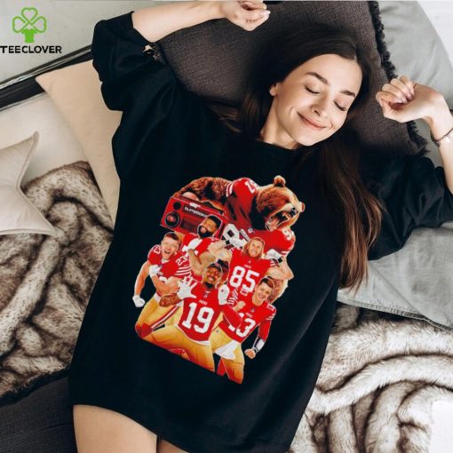 San Francisco 49ers bear and players hoodie, sweater, longsleeve, shirt v-neck, t-shirt