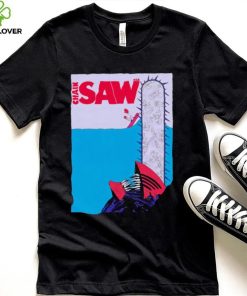 Chainsaw Man X Paw Deep Blue Saw Chain Saw shirt 1 Chainsaw Man X Paw Deep Blue Saw Chain Saw shirt