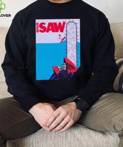 Chainsaw Man X Paw Deep Blue Saw Chain Saw shirt 2 Chainsaw Man X Paw Deep Blue Saw Chain Saw shirt