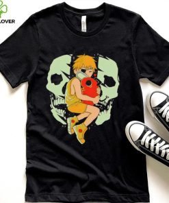 Chainsaw Man best friends skull cartoon shirt 1 Chainsaw Man best friends skull cartoon shirt
