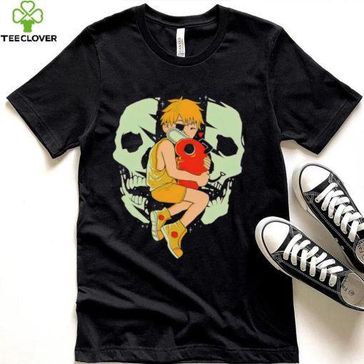 Chainsaw Man best friends skull cartoon shirt