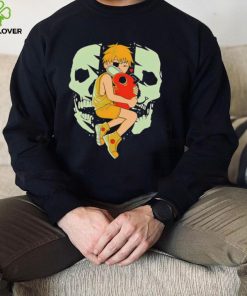 Chainsaw Man best friends skull cartoon shirt 2 Chainsaw Man best friends skull cartoon shirt