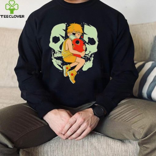 Chainsaw Man best friends skull cartoon shirt