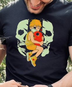Chainsaw Man best friends skull cartoon shirt 3 Chainsaw Man best friends skull cartoon shirt