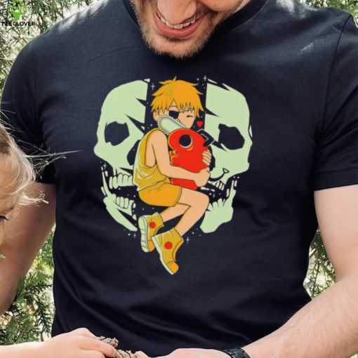 Chainsaw Man best friends skull cartoon shirt