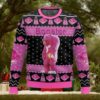 Heavy Mental Ugly Christmas Sweater Sleigher Santa Playing Guitar