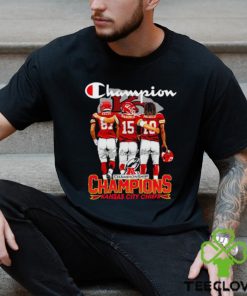 Champion AFC Championship Champions Kansas City Chiefs signatures shirt 1 Champion AFC Championship Champions Kansas City Chiefs signatures shirt