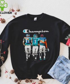 Champion Aj Brown And Jalen Hurts And Miles Sanders Signatures hoodie, sweater, longsleeve, shirt v-neck, t-shirt