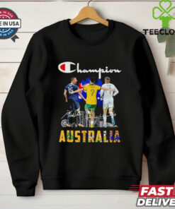 Champion Australia players signatures shirt 1 Champion Australia players signatures shirt