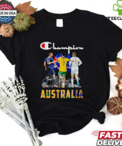 Champion Australia players signatures shirt 3 Champion Australia players signatures shirt