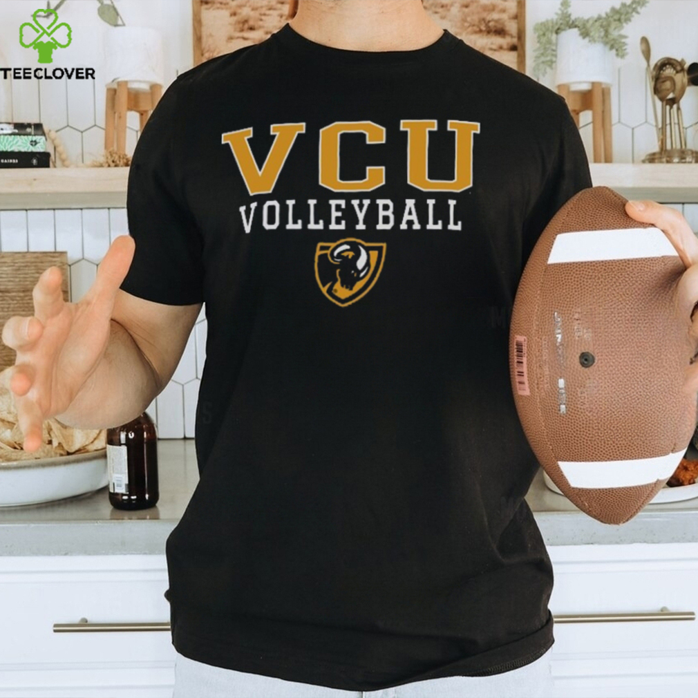 Men's Champion Black VCU Rams Icon Logo Volleyball Jersey T-Shirt Size: 3XL