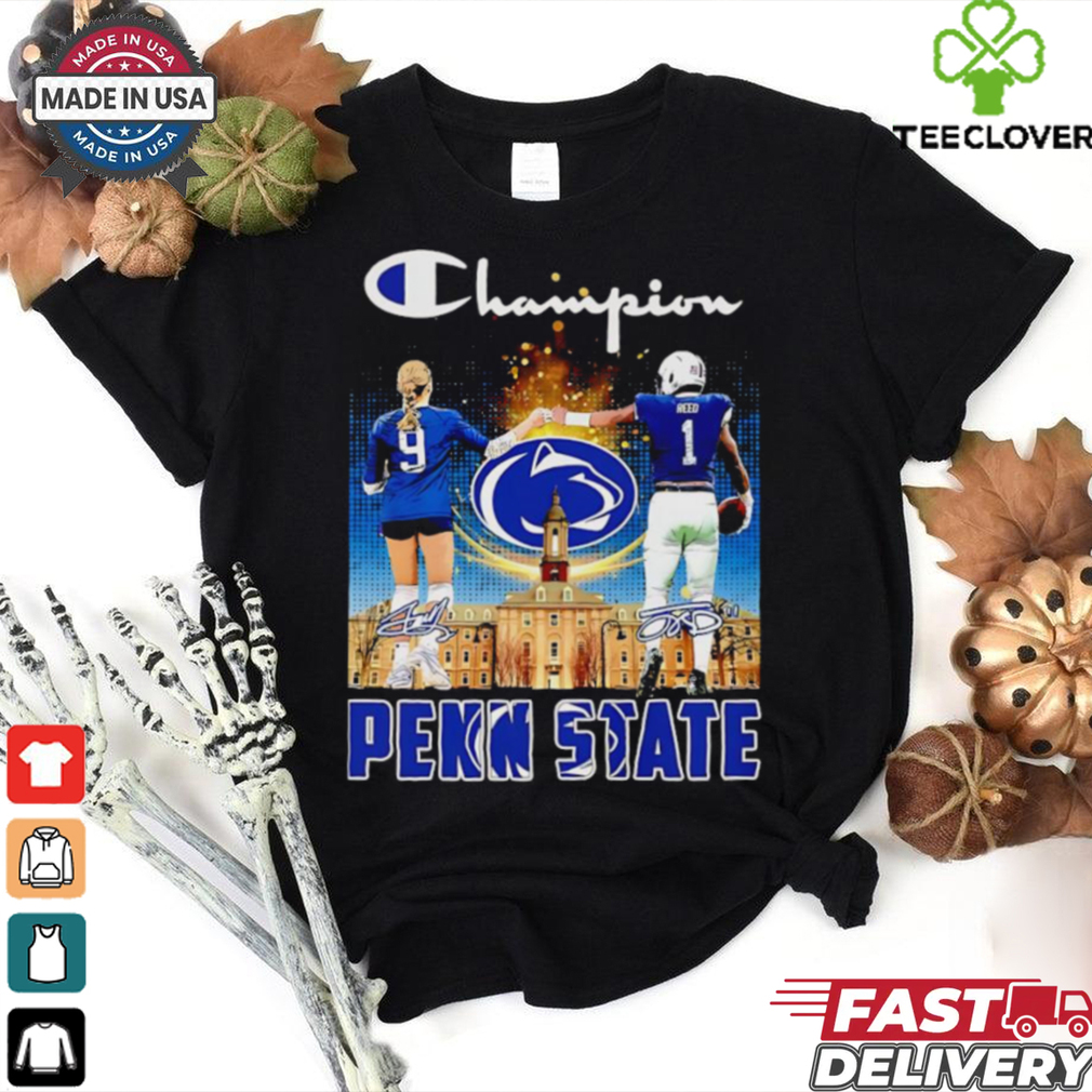 Champion Brianna Whitaker and Jaylen Reed Penn State signatures shirt Champion Brianna Whitaker and Jaylen Reed Penn State signatures shirt