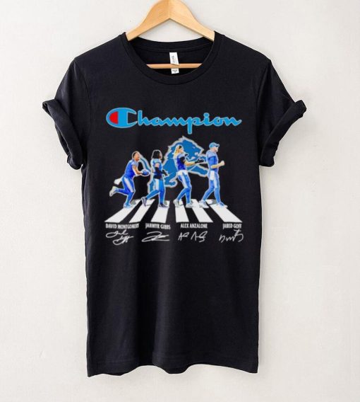 Champion Detroit Lions Abbey Road David Montgomery Jahmyr Gibbs Alex Anzalone signatures hoodie, sweater, longsleeve, shirt v-neck, t-shirt