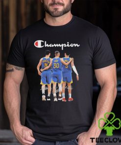 Champion Klay Thompson Stephen Curry And Jordan Poole Golden State Warriors signatures shirt