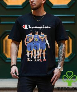 Champion Klay Thompson Stephen Curry And Jordan Poole Golden State Warriors signatures shirt