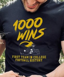 Champion Michigan Wolverines 1000 Wins T Shirt