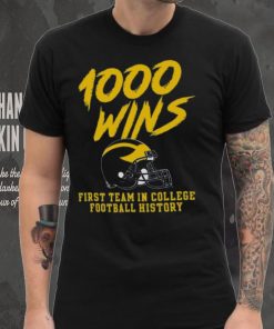 Champion Michigan Wolverines 1000 Wins T Shirt