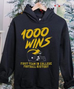 Champion Michigan Wolverines 1000 Wins T Shirt