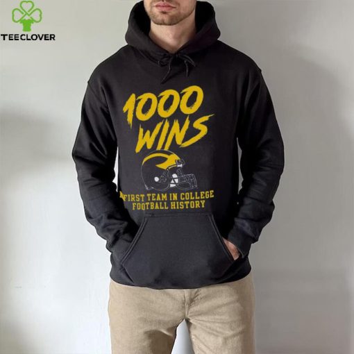 Champion Michigan Wolverines 1000 Wins T Shirt