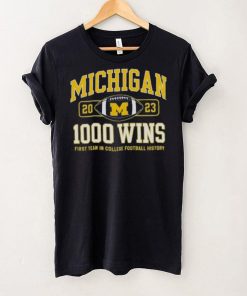 Champion Michigan Wolverines Football 1,000 Wins T Shirt