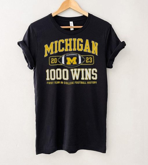 Champion Michigan Wolverines Football 1,000 Wins T Shirt