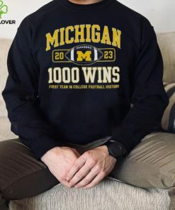 Champion Michigan Wolverines Football 1,000 Wins T Shirt