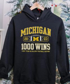 Champion Michigan Wolverines Football 1,000 Wins T Shirt