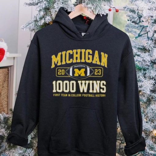 Champion Michigan Wolverines Football 1,000 Wins T Shirt