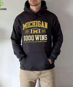 Champion Michigan Wolverines Football 1,000 Wins T Shirt