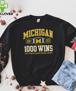 Champion Michigan Wolverines Football 1,000 Wins T Shirt