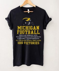 Champion Michigan Wolverines Football All Time Wins Leader T Shirt