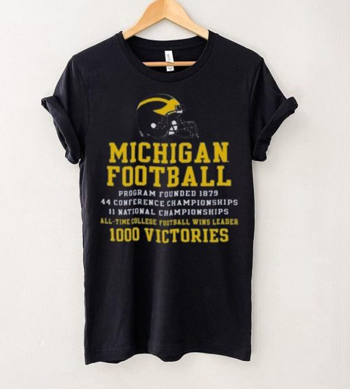 Champion Michigan Wolverines Football All Time Wins Leader T Shirt