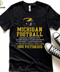 Champion Michigan Wolverines Football All Time Wins Leader T Shirt