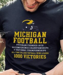 Champion Michigan Wolverines Football All Time Wins Leader T Shirt