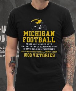 Champion Michigan Wolverines Football All Time Wins Leader T Shirt