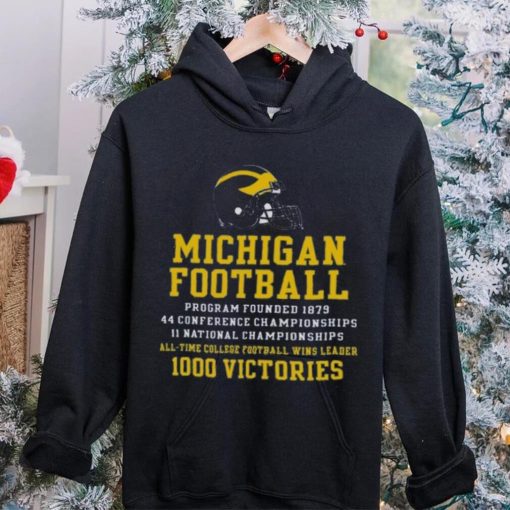 Champion Michigan Wolverines Football All Time Wins Leader T Shirt