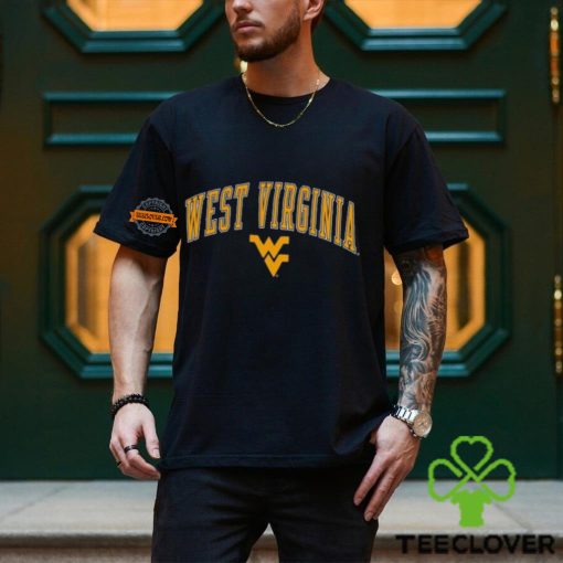 Champion Navy West Virginia Mountaineers Arch Over Logo Shirt