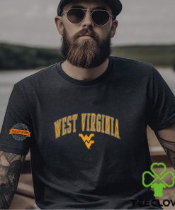Champion Navy West Virginia Mountaineers Arch Over Logo Shirt