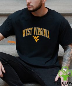 Champion Navy West Virginia Mountaineers Arch Over Logo Shirt