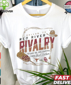 Champion Oatmeal Texas Longhorns vs. Oklahoma Sooners Red River Rivalry Corn Dog Match Up T shirt