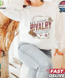 Champion Oatmeal Texas Longhorns vs. Oklahoma Sooners Red River Rivalry Corn Dog Match Up T shirt