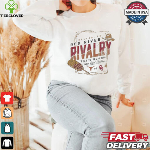 Champion Oatmeal Texas Longhorns vs. Oklahoma Sooners Red River Rivalry Corn Dog Match Up T shirt