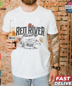 Champion Texas Longhorns vs. Oklahoma Sooners Red River Rivalry Stadium Match Up Vintage t shirt